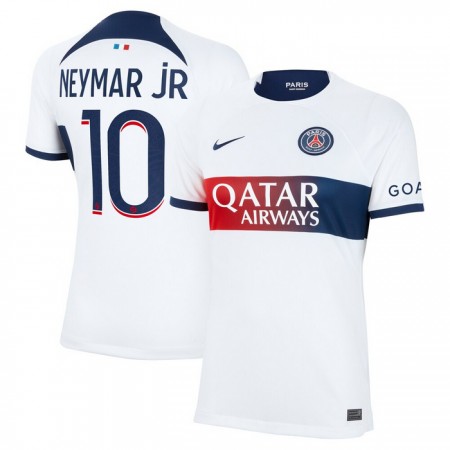 Virallinen pelipaita Paris Saint-Germain Neymar Jr 10 Vieras 2023-24 Lyhythihainen - Naisten Virallinen pelipaita Paris Saint-Germain Neymar Jr 10 Vieras 2023-24 Lyhythihainen - Naisten